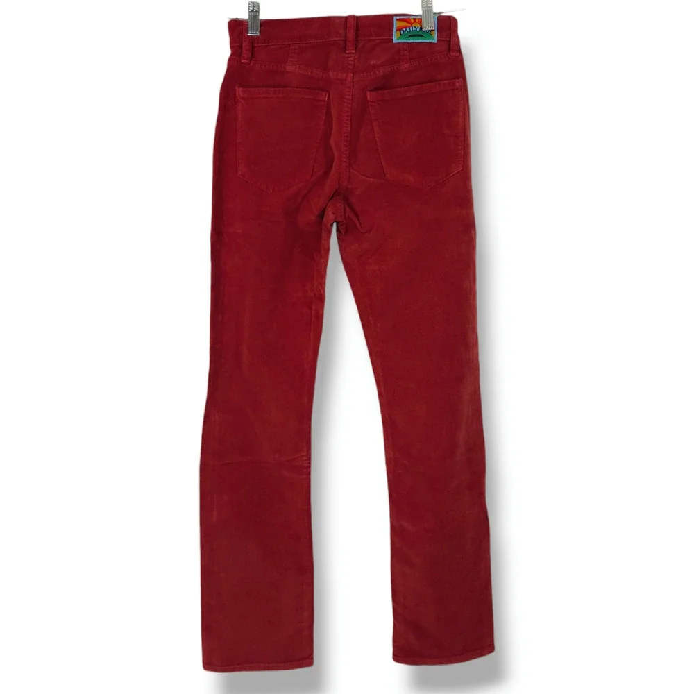 NWT Daily Blue Manya Organic Cotton Velveteen Denim Jeans‎ Sz. 25 Swing [Ruby]